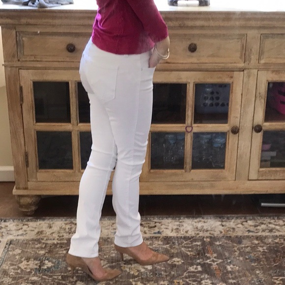 anthropologie white jeans